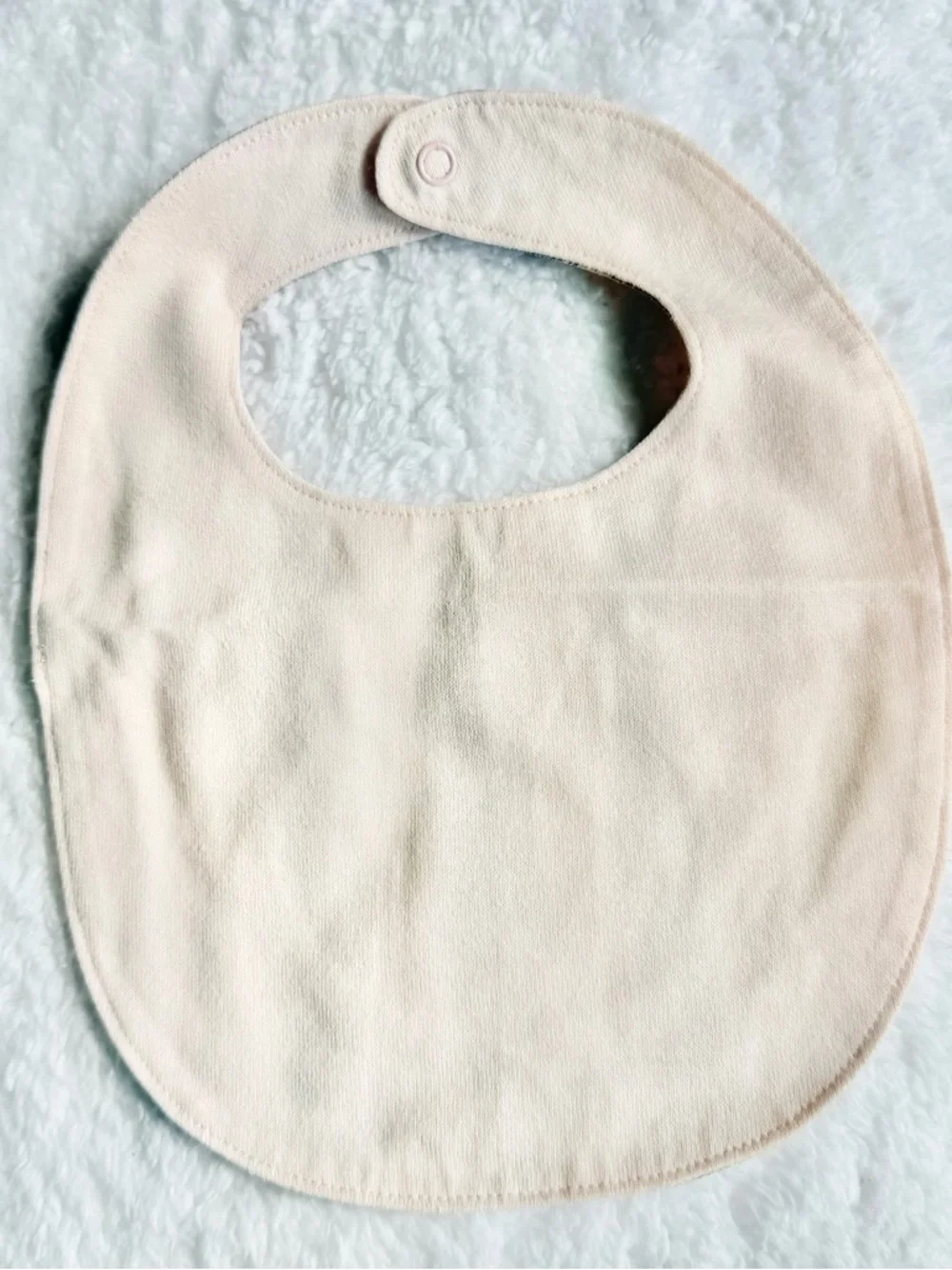 Burberry Baby Bib Infant Girl One Size Nova Check Pink Beige